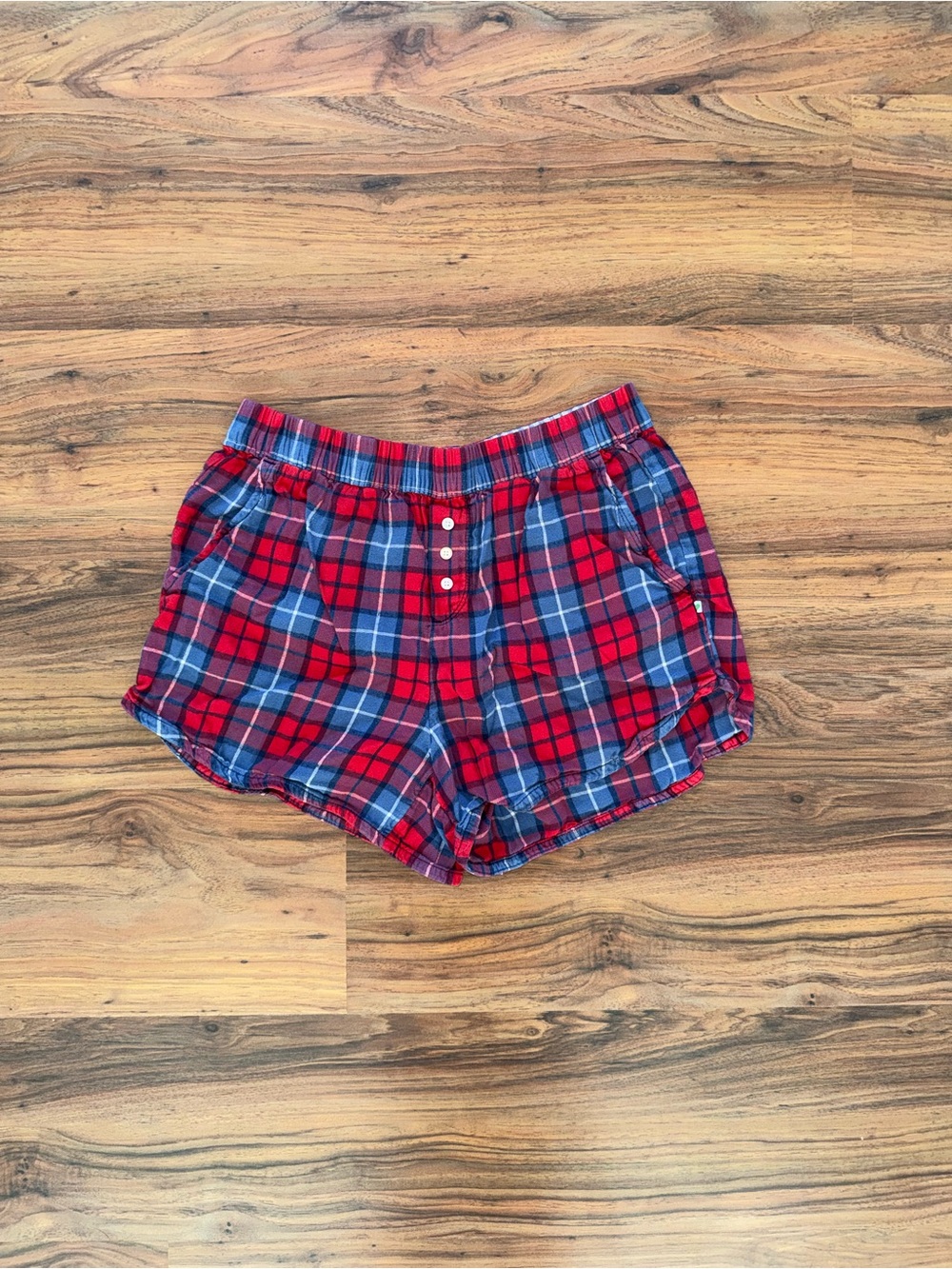 Red and Blue aerie Pajama Boxer Shorts